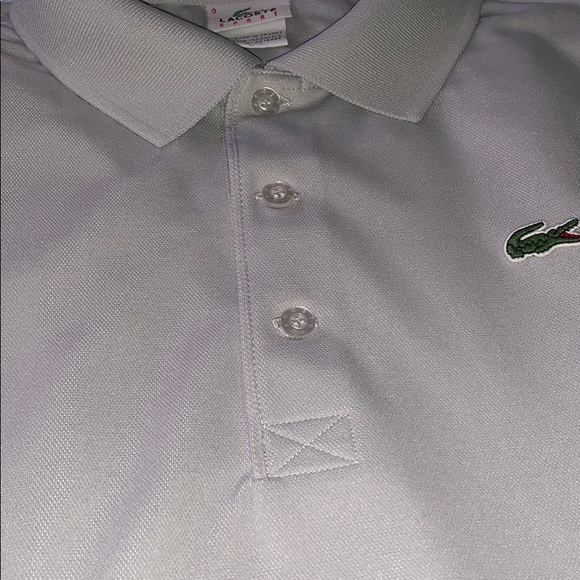 Lacoste Sport Polo size 9 light grey - Picture 3 of 3